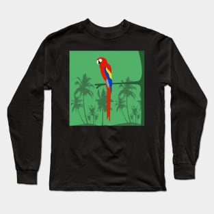 Loro rojo Long Sleeve T-Shirt